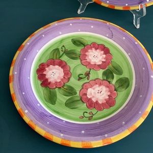 Milson & Louis hand painted plates.